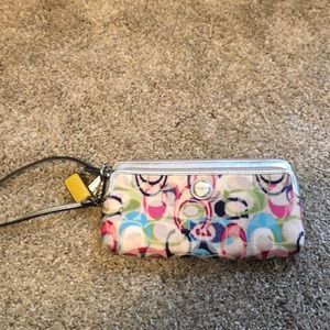 Large Coach Wristlet